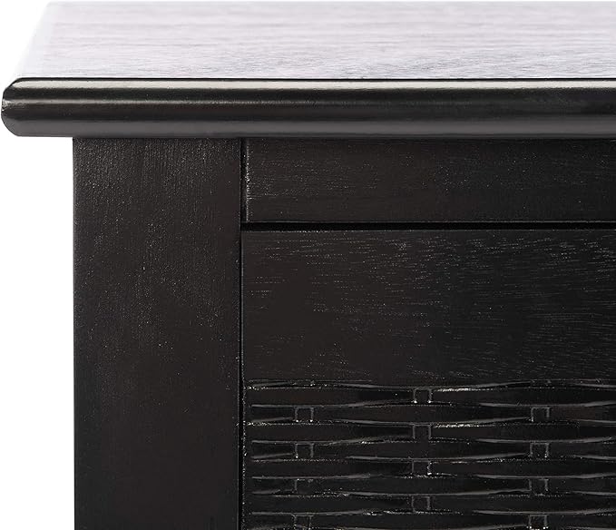 SAFAVIEH Home Collection Landers Black 3-Drawer Console Table CNS5711B