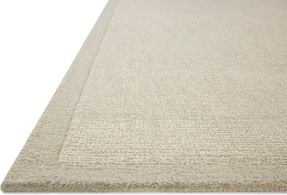 Loloi Magnolia Home by Joanna Gaines Henley Collection HNY-01 Ivory/Silver 2'-6" x 7'-6" Runner Rug