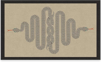 RUGGABLE x Jonathan Adler Machine Washable Modern Area Rug – Venom Neutral 3x5, Stain-Resistant, Non-Slip – Small Rugs for Living Room, Bedroom, Hallway, Entryway & Office–with Cushioned Pad