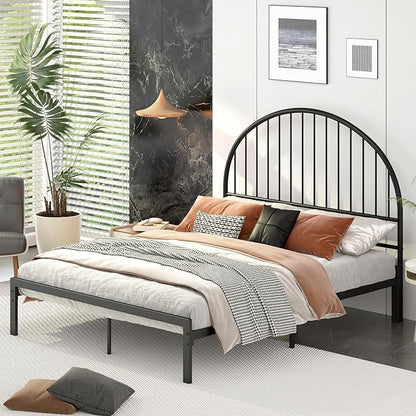 Weehom Metal Headboard Queen Size, Wrought Iron Headboard for Bed, Black Metal Head Board with Height Adjustable, Farmhouse HeadBoard Queen Only