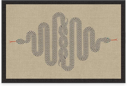 RUGGABLE x Jonathan Adler Machine Washable Modern Area Rug – Venom Neutral 2x3, Stain-Resistant, Non-Slip – Small Rugs for Living Room, Bedroom, Hallway, Entryway & Bathroom–with Standard Pad