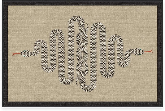RUGGABLE x Jonathan Adler Machine Washable Modern Area Rug – Venom Neutral 2x3, Stain-Resistant, Non-Slip – Small Rugs for Living Room, Bedroom, Hallway, Entryway & Bathroom–with Cushioned Pad