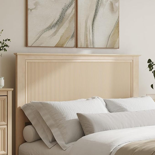 Bush Home 65-inch Full/Queen Headboard, Bedroom Furniture, Camille Collection, Natural Birch