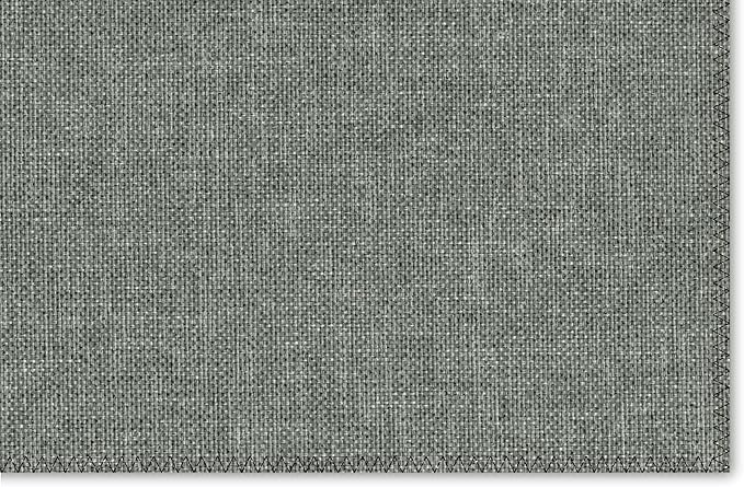 Glenwillow Home Huppe Button Tufted MCM Wingback Upholstered Headboard, Stone, Full/Queen