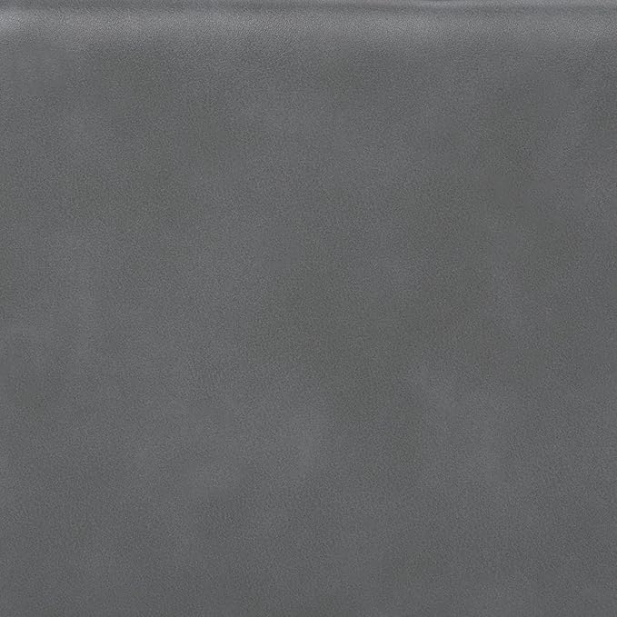 SIMPLIHOME Avalon 54 inch Wide Contemporary Rectangle Extra Large Storage Ottoman Bench in Stone Grey PU faux leather, Assembled, For the Living Room, Entryway and Family Room
