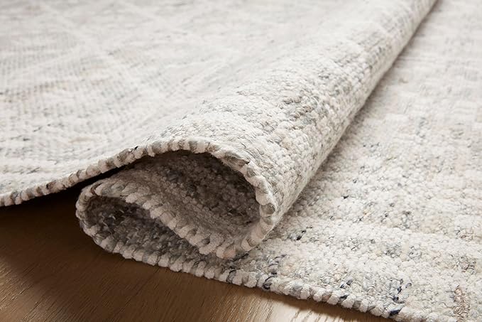 Loloi Angela Rose Rivers Collection RIV-02 Lagoon/Ivory 9'-3" x 13' Reversible Area Rug
