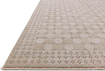 Loloi Amber Lewis Cali Collection CIL-01 Taupe/Natural 9'-6" x 13', .25" Pile Height, Area Rug