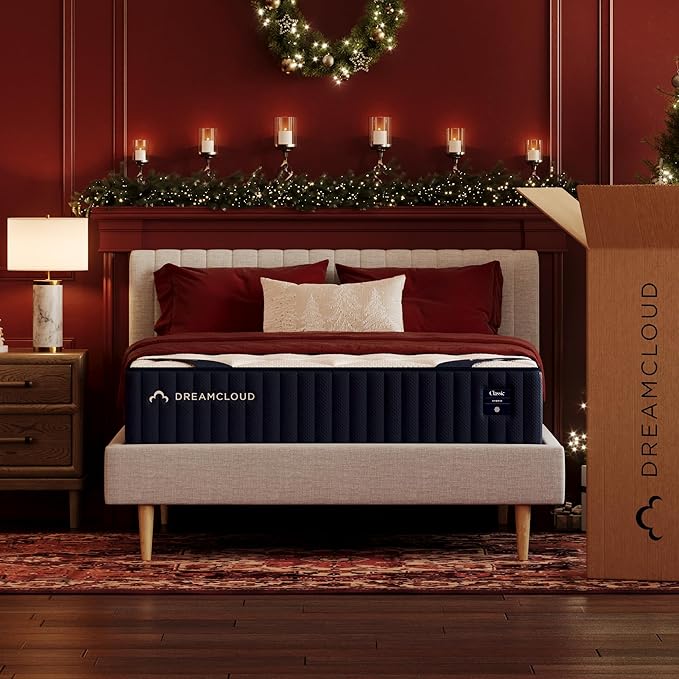 DreamCloud Ultra 15" Full Mattress - Luxury Hybrid Gel Memory Foam - 365 Night Trial - Fiberglass Free - Forever Warranty - Mattress in a Box - CertiPUR-US® Certified