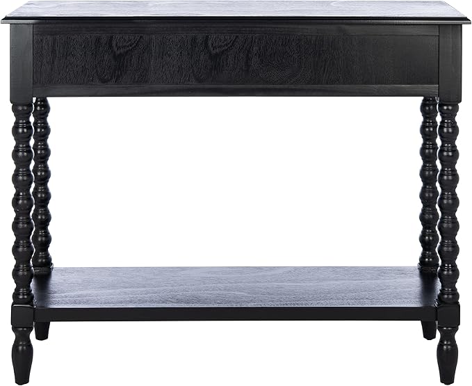 SAFAVIEH Home Collection Athena Black 2-Drawer Console Table