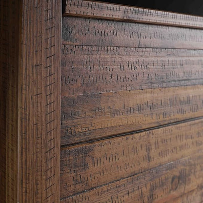Grain Wood Furniture Montauk Solid Wood Bed, Twin Size, Rustic Walnut
