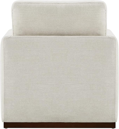 CHITA Swivel Accent Chair, FSC Certified Mid Century Modern Arm Chair for Living Room and Bedroom, Fully Assembled, Linen