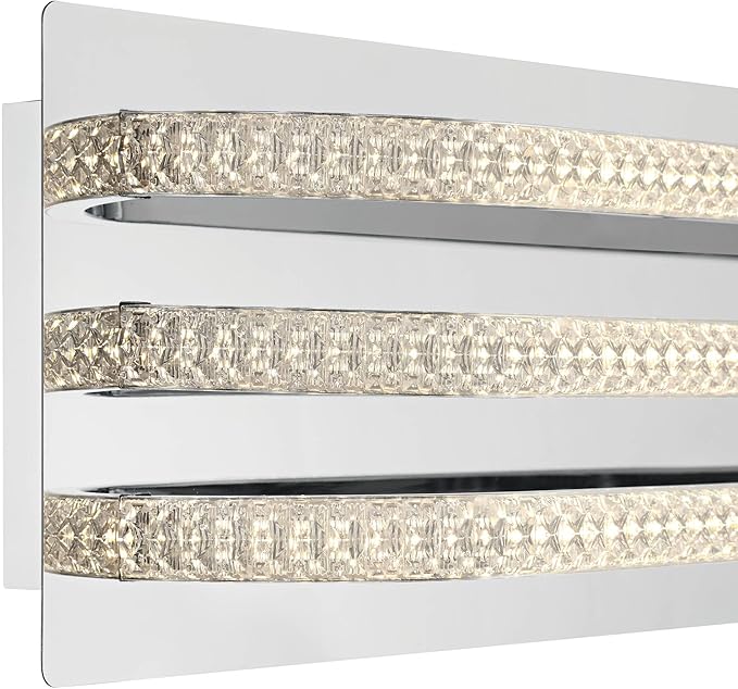 Possini Euro Design Possini Euro Diana 23 1/2" Wide Chrome LED Bathroom Vanity Light