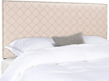 Safavieh Home Sydney Modern Pale Pink and Beige Headboard, Queen