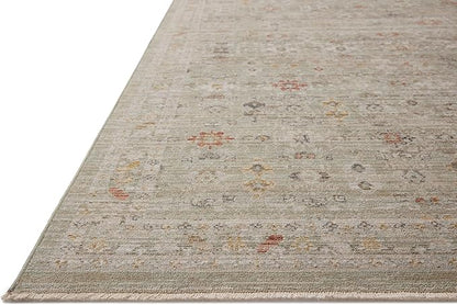 Loloi Chris Loves Julia Ida Collection IDA-04 Spa/Multi 3'-6" x 5'-6", .19" Pile Height, Accent Rug