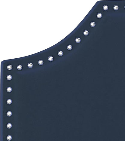 Hillsdale, Cynthia Upholstered Full/Queen Adjustable Headboard, Navy