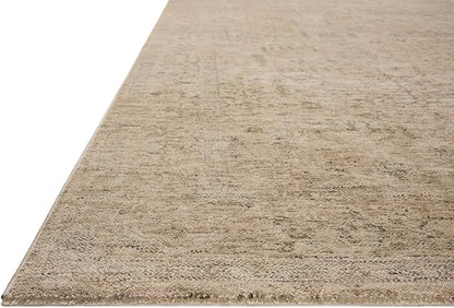 Loloi Magnolia Home by Joanna Gaines Junie Collection JUE-02 Oatmeal/Smoke 2'-7" x 10'-0", .38 Pile Height, Runner Rug