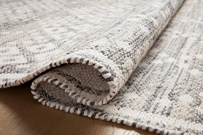 Loloi Angela Rose Rivers Collection RIV-01 Denim/Ivory 5'-0" x 7'-6" Reversible Area Rug