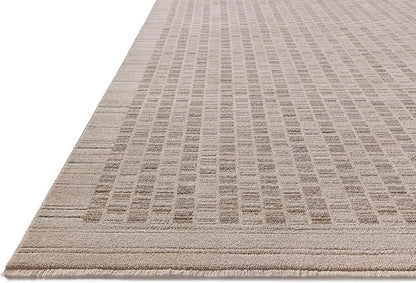 Loloi Amber Lewis Cali Collection CIL-02 Natural/Slate 11'-6" x 15'-7", .25" Pile Height, Area Rug