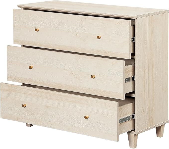 WAMPAT Sideboards Buffet Cabinet, 3-in-1 Wood Wide Credenza Storage Cabinet with Doors and Drawers, Modern Kitchen Coffee Bar Table with Storage for Living Room Dining Room, Natural Oak