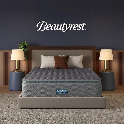 Beautyrest Days End Medium Firm Pillow Top 14.75" Mattress - King - Cooling Tech, Supportive Durable Pocketed Coils, Pressure Relief, Motion Separation; 100 Night Sleep Trial and 10 Year Warranty