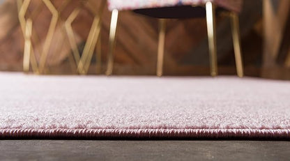 Unique Loom Trellis Frieze Collection Area Rug - Geometric (9' x 12' 2", Light Pink/ Ivory)