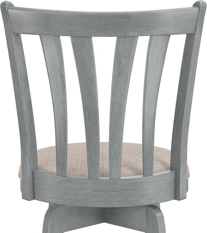 Hillsdale Furniture Hillsdale Savana Swivel Counter Stool, Blue