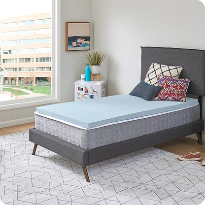 Sealy Dreamlife 1.5” Gel Memory Foam Full Mattress Topper with SealyComfort Gel Foam, 1 Year Limited Warranty, Made in The USA