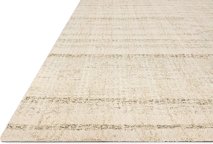 Loloi Chris Loves Julia Chris Collection CHR-02 Natural/Sage 7'-9'' x 9'-9'', .50" Pile Height, Area Rug