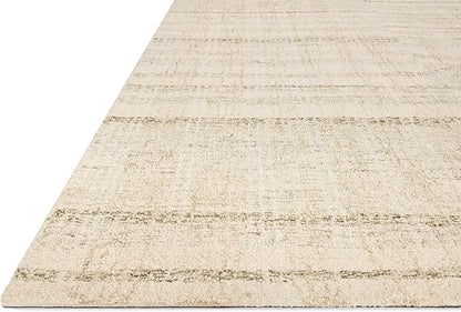 Loloi Chris Loves Julia Chris Collection CHR-02 Natural/Sage 3'-6'' x 5'-6'', .50" Pile Height, Accent Rug