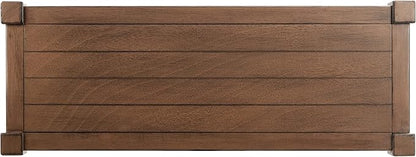 SAFAVIEH Home Collection Rafiki Brown Lower Shelf Console Table CNS5714C