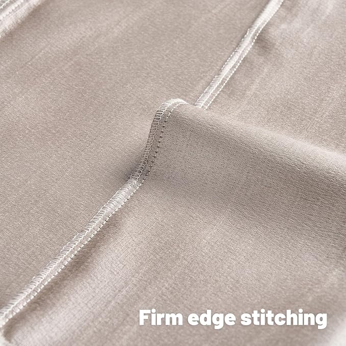 FUTEI Cream Chenille Decorative Throw Pillow Covers 16x16 Inch Set of 2,Soft Embossed Striped Textured Cushion Case,Modern Home Decor for Couch Bed Living Room