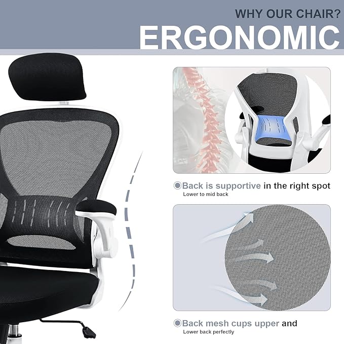 8 Pack Office Chair Ergonomic Desk Chair Comfort Adjustable Height with Wheels，Lumbar Support Mesh Swivel Computer Home Office Chair,Conference Room Chairs