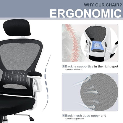 6 Pack Office Chair Ergonomic Desk Chair Comfort Adjustable Height with Wheels，Lumbar Support Mesh Swivel Computer Home Office Chair,Conference Room Chairs