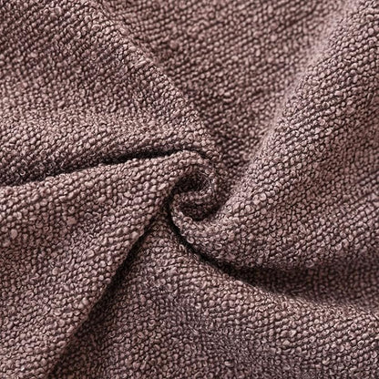 Foindtower Pack of 2 Textured Boucle Throw Pillow Covers Accent Solid Pillow Cases Cozy Soft Decorative Couch Cushion Case for Chair Sofa Bedroom Living Room Home Decor 18x18 Inch Dark Purple