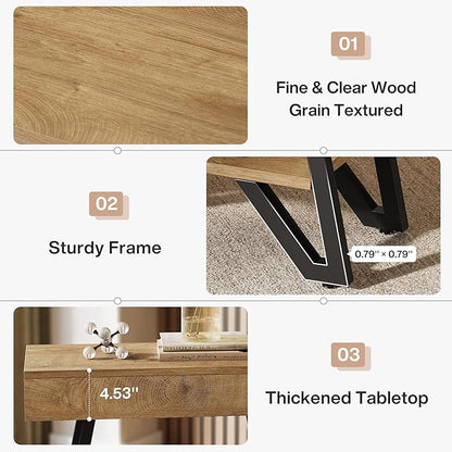 Tribesigns End Side Table for Living Room, Narrow Couch Arm Side Table with Storage Shelves, Small Bedside Nightstand for Bedroom, Small Spaces, Natural