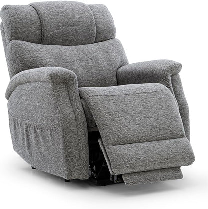 Power Lift Recliner Chair for Elderly - Electric Powered Recliner with Zero Gravity, 360 lbs Capacity, Extended Leg Support, USB, Supportive Design for Seniors, Dark Gray