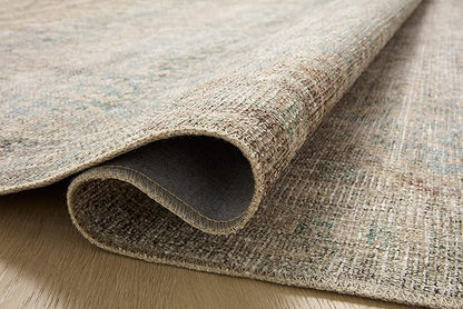 Loloi Angela Rose Aubrey Collection AUB-03 Jade/Natural 7'-6" x 9'-6", .19" Pile Height, Area Rug