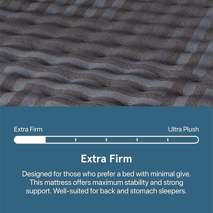 Beautyrest Days End Extra Firm 13.25" Mattress - Twin XL - Cooling Tech, Supportive Durable Pocketed Coils, Pressure Relief, Motion Separation; 100 Night Sleep Trial and 10 Year Warranty