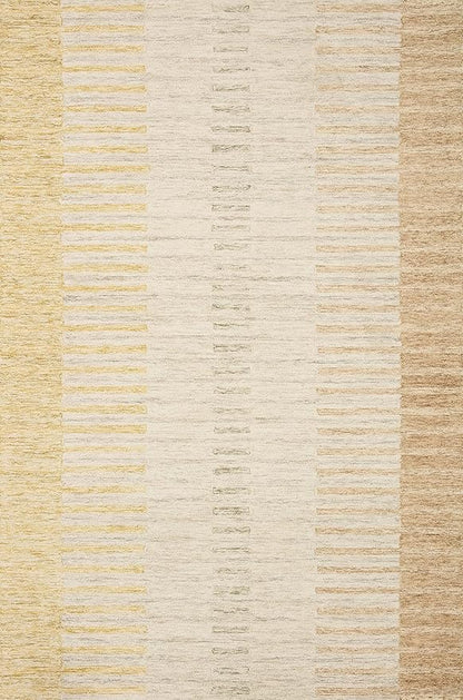 Loloi Chris Loves Julia Chris Collection CHR-01 Dove/Santa Fe 3'-6'' x 5'-6'', .50" Pile Height, Accent Rug