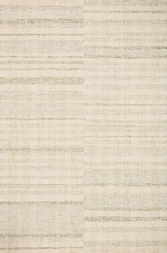 Loloi Chris Loves Julia Chris Collection CHR-02 Natural/Sage 8'-6'' x 11'-6'', .50" Pile Height, Area Rug