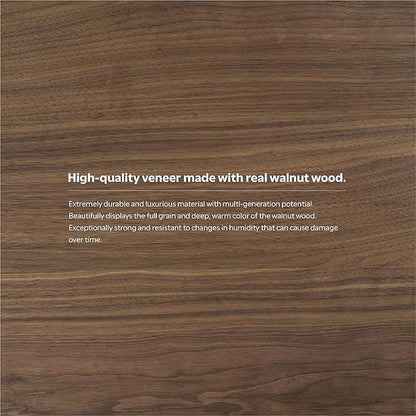 SIMPLIHOME Lowry Desk - 54-Inch Wide Solid Walnut Veneer and Metal Writing Desk, Modern Industrial Home Office Computer Table for Workspace with 2 Drawers and Flip-Down Keyboard Tray