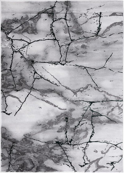 SAFAVIEH Craft Collection Accent Rug - 2'3" x 4', Grey & Green, Modern Abstract Design, Non-Shedding & Easy Care, Ideal for High Traffic Areas in Entryway, Living Room, Bedroom (CFT877Y)