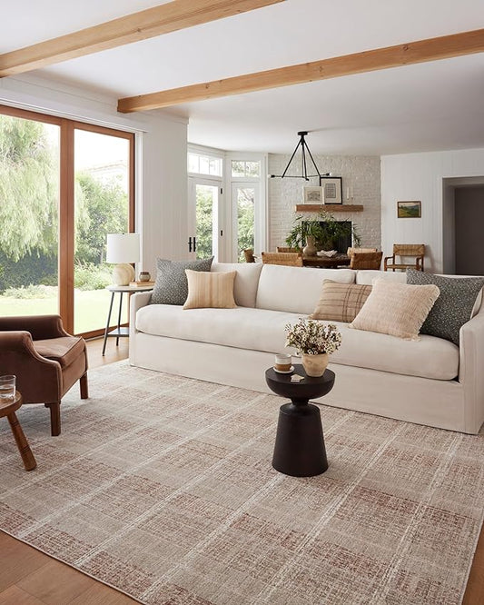 Loloi Angela Rose Ember Collection EMB-02 Clay/Sand 9'-6" x 13'-1" Area Rug