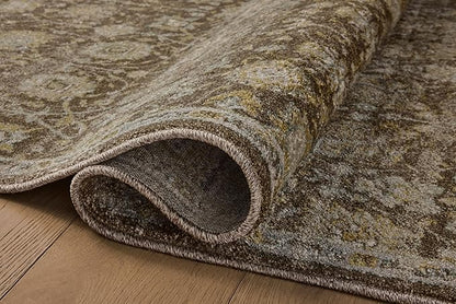 Loloi Magnolia Home by Joanna Gaines Mona Collection MOA-03 BARK/Natural 11'-6" x 15'-6" Area Rug