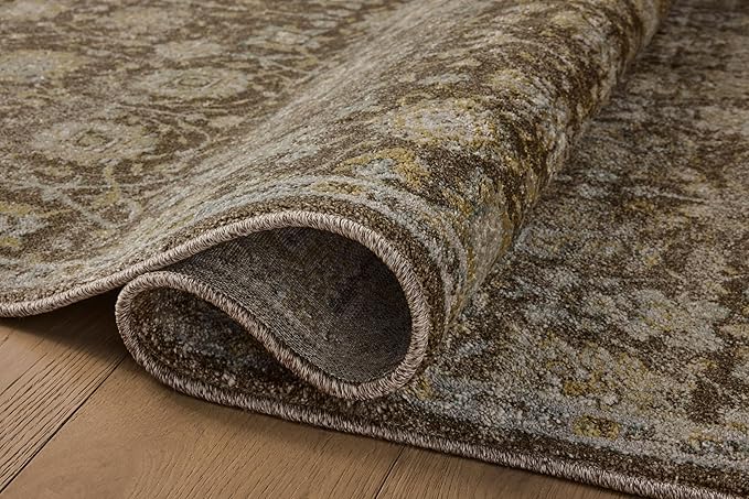 Loloi Magnolia Home by Joanna Gaines Mona Collection MOA-03 BARK/Natural 10'-0" x 14'-0" Area Rug