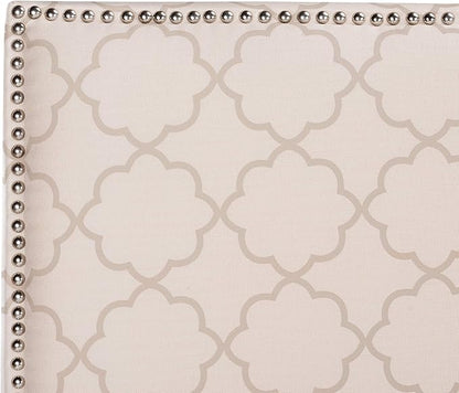 Safavieh Home Sydney Modern Pale Pink and Beige Headboard, Queen