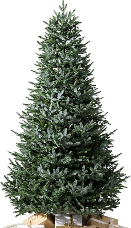 Balsam Hill European Silver Fir - Elegant Artificial Christmas Tree with True Needle Foliage Available Unlit or with LED Clear Lights, Unlit, 7'