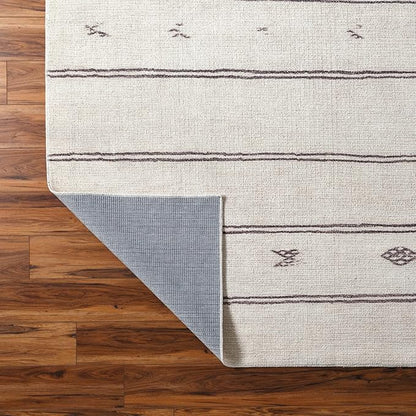 Livabliss x Becki Owens Rivi Moroccan Area Rug , 9'2" x 12', Ivory/Black