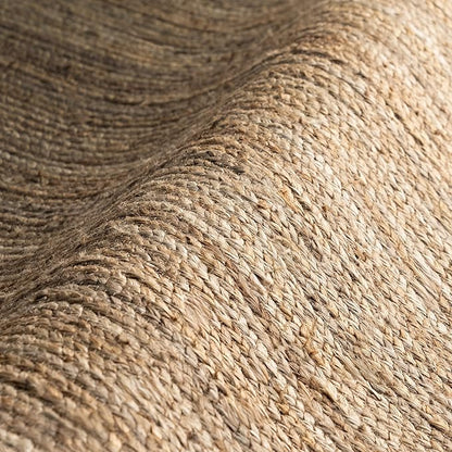 nuLOOM 5x8 Rigo Jute Hand Woven Area Rug, Natural, Solid Farmhouse Design, Natural Fiber, For Bedroom, Living Room, Dining Room, Hallway, Office, Kitchen, Entryway