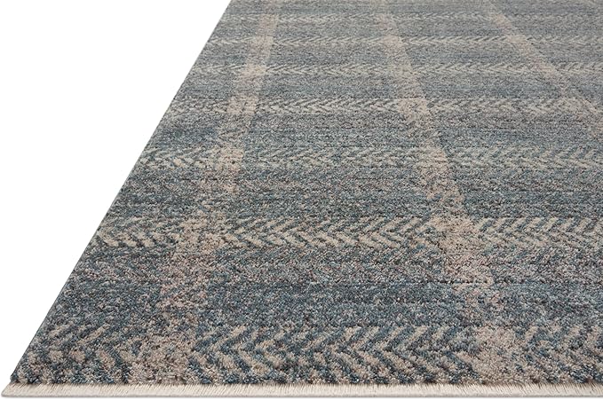 Loloi Angela Rose Ember Collection EMB-03 Blue/Beige 11'-6" x 15'-7" Area Rug